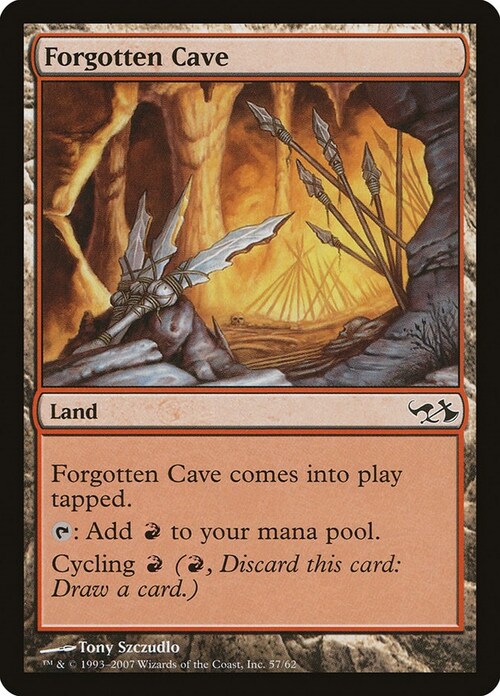 Forgotten Cave Card Front