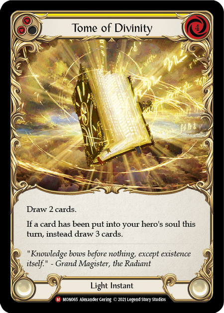 Tome of Divinity Card Front