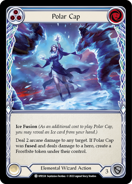 Polar Cap - Blue Card Front