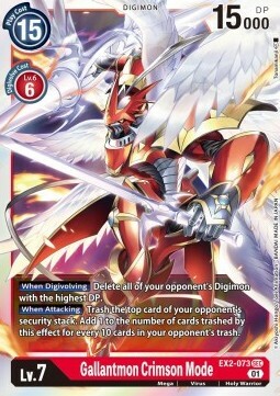 Gallantmon Crimson Mode Card Front