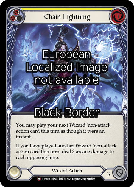 Chain Lightning Card Front