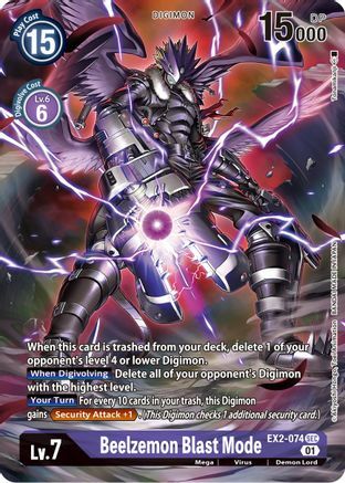 Beelzemon Blast Mode Card Front