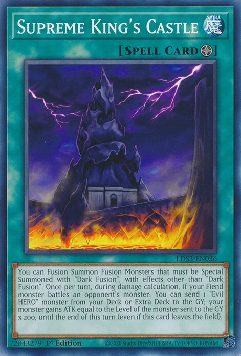 Supreme King's Castle Card Front