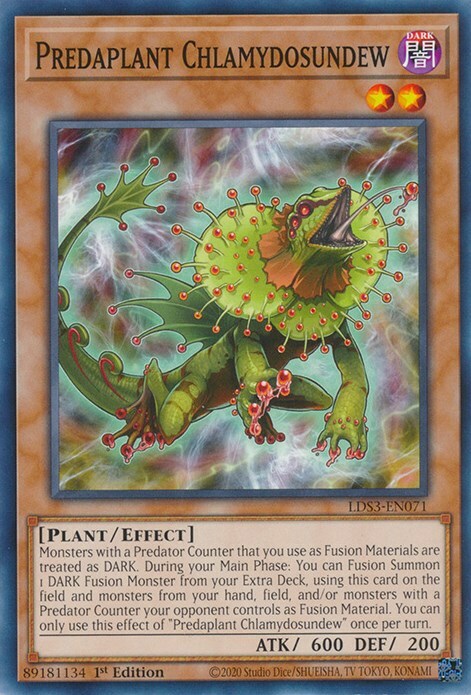 Predaplant Chlamydosundew Card Front