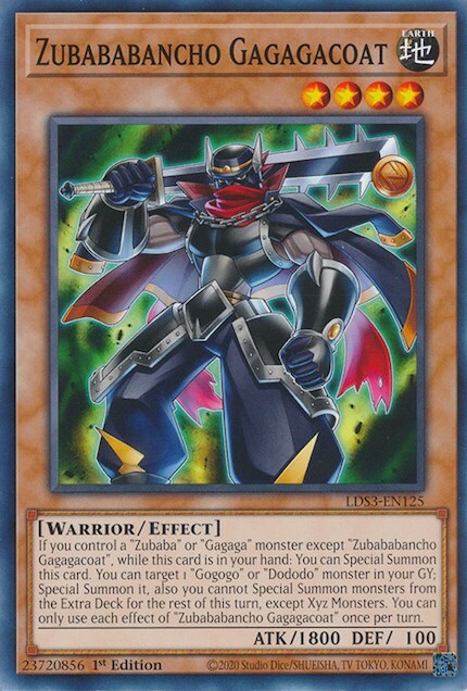 Zubababancho Gagagacoat Card Front