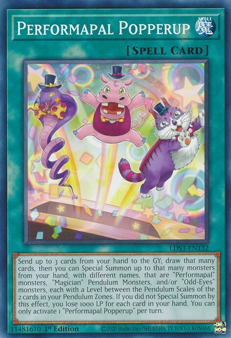 Performapal Popperup Card Front