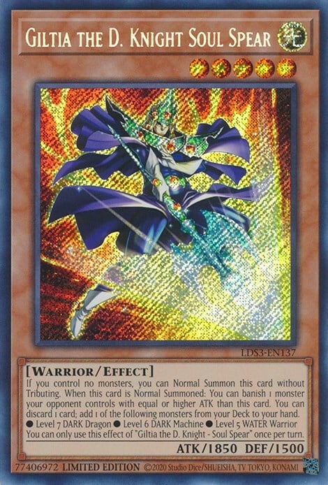 Giltia the D. Knight Soul Spear Card Front