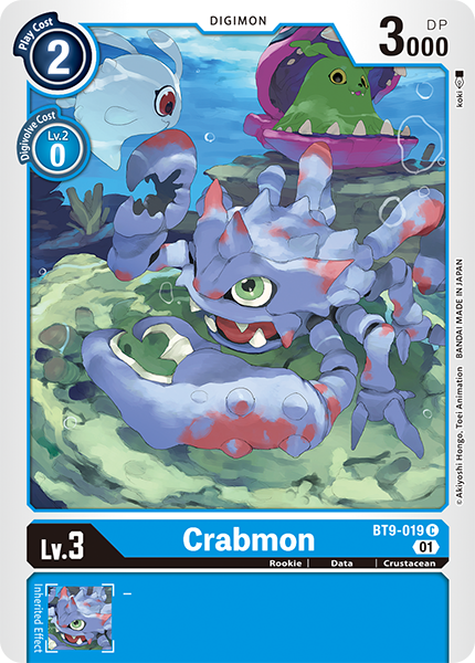 Crabmon Card Front