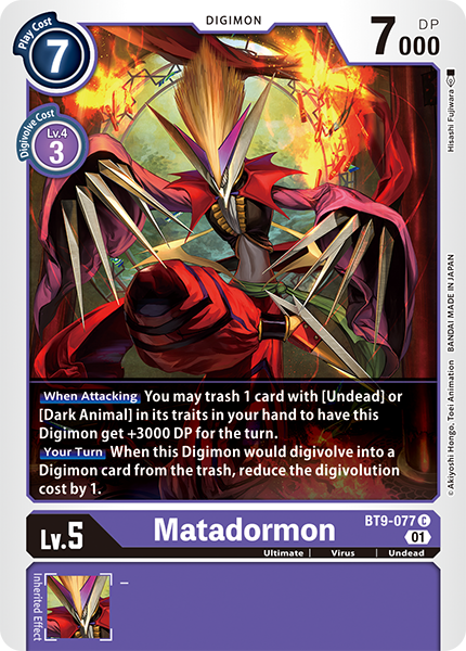 Matadormon Card Front