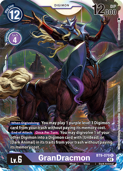 GranDracmon Card Front