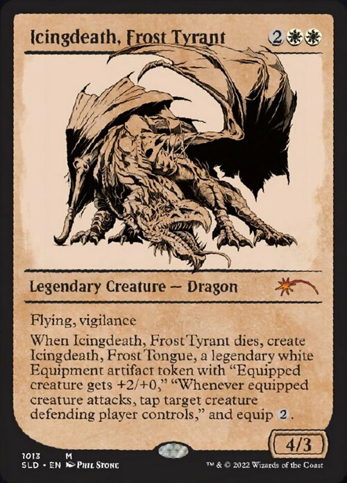 Icingdeath, Frost Tyrant Card Front