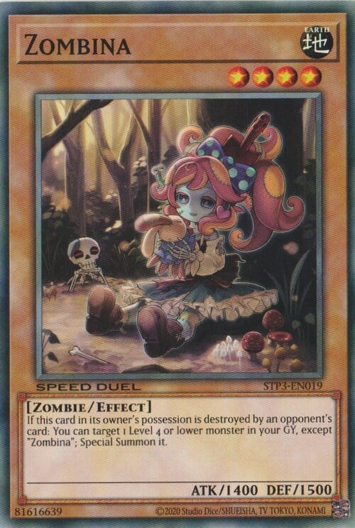 Zombina Card Front