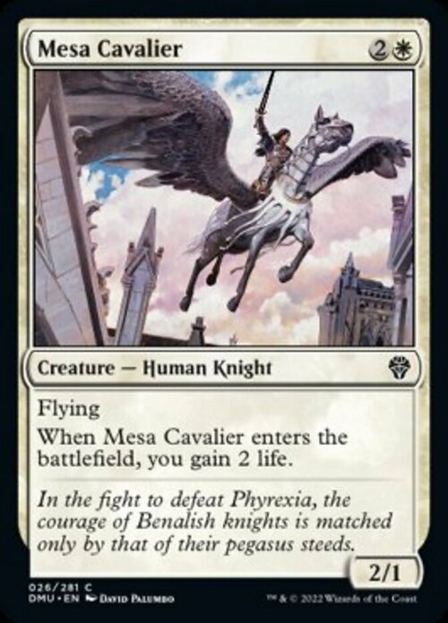 Mesa Cavalier Card Front