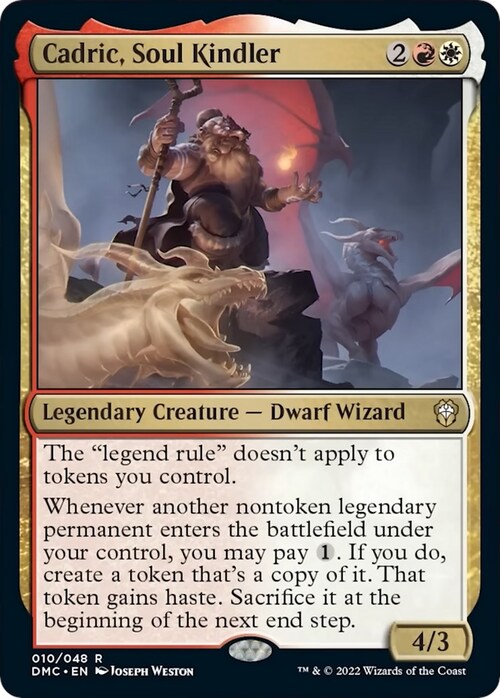 Cadric, Soul Kindler Card Front