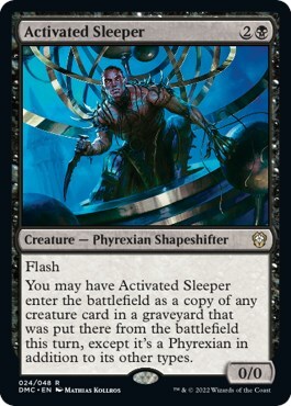 Activated Sleeper Card Front
