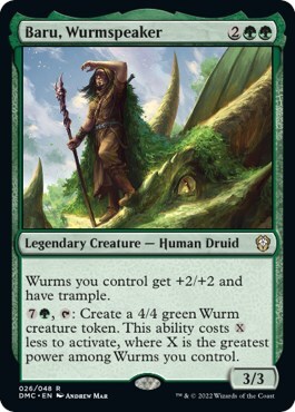 Baru, Wurmspeaker Card Front