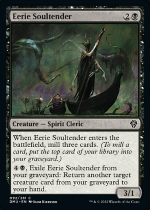 Eerie Soultender Card Front