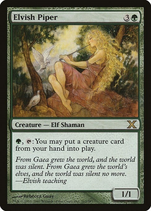 Elvish Piper Card Front