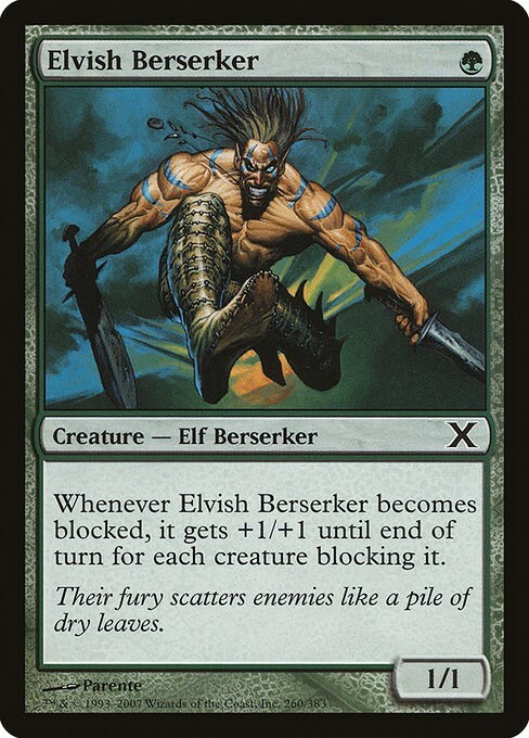 Elvish Berserker Card Front