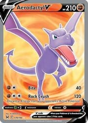 Aerodactyl V [Bite | Rock Crush]