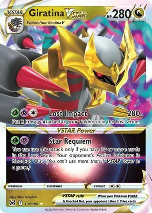 Giratina VSTAR Card Front