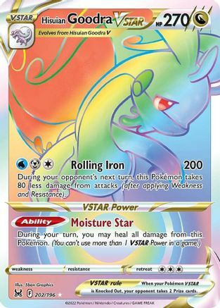 Hisuian Goodra VSTAR Card Front