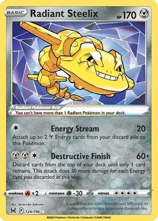 Radiant Steelix Card Front