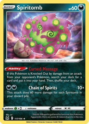 Spiritomb Card Front