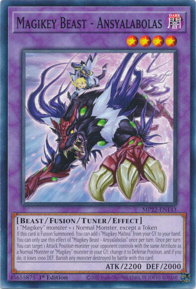 Magikey Beast - Ansyalabolas Card Front