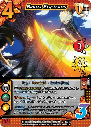 Brutal Explosion Card Front