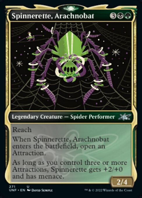 Spinnerette, Arachnobat Card Front