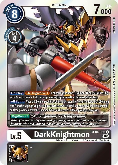 DarkKnightmon Card Front