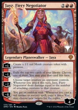 Jaya, Fiery Negotiator Card Front