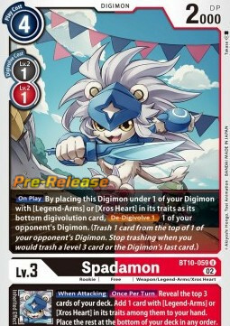 Spadamon Card Front