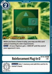 Reinforcement Plug-In O