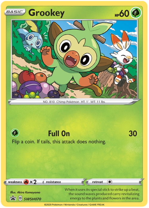 Grookey Card Front