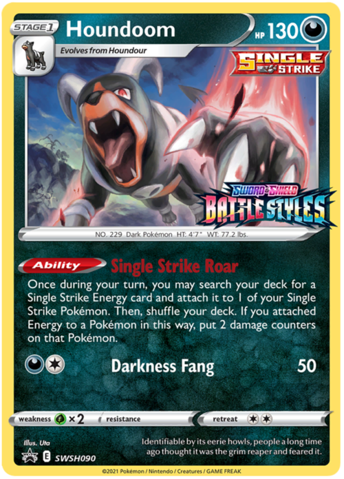 Houndoom Card Front