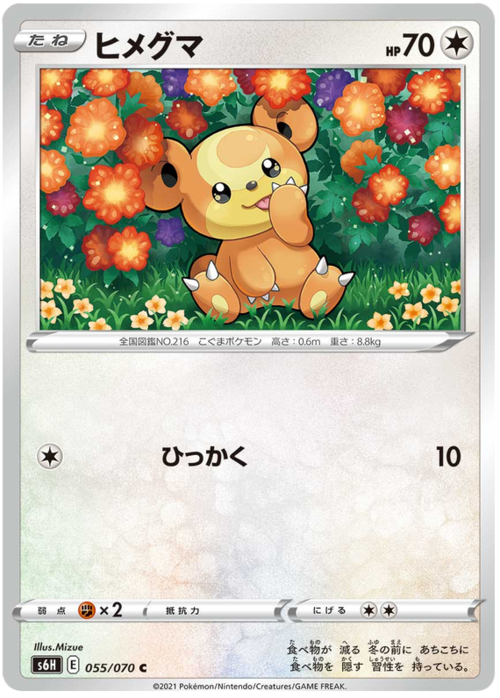 Teddiursa Card Front