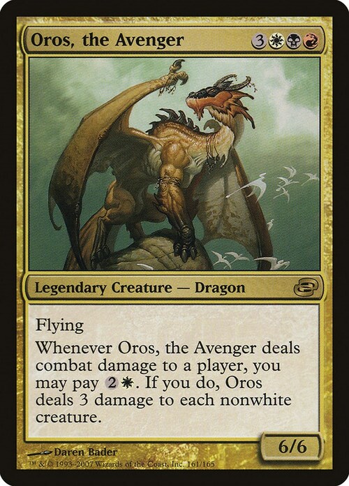 Oros, the Avenger Card Front