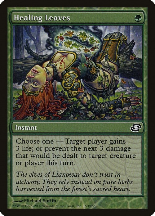 Healing Leaves Card Front