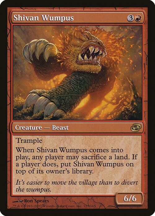 Shivan Wumpus Card Front