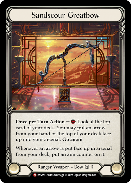 Sandscour Greatbow Card Front