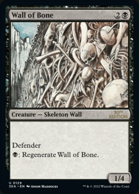 Wall of Bone Card Front