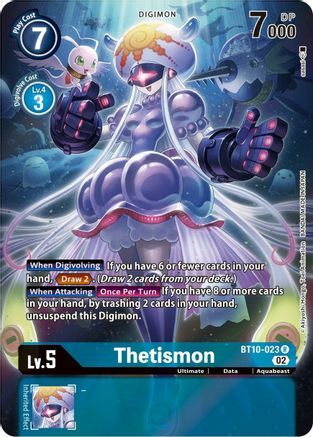 Thetismon Card Front