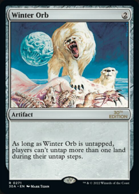 Winter Orb Card Front