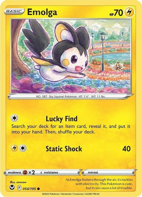 Emolga Card Front