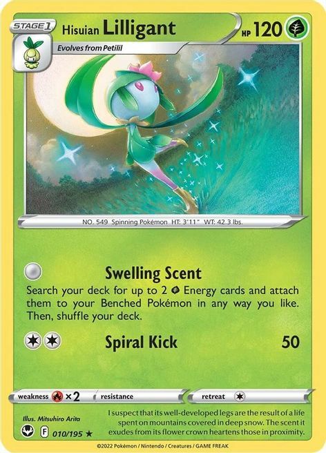 Hisuian Lilligant Card Front