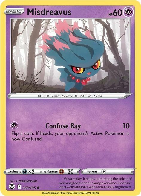 Misdreavus Card Front