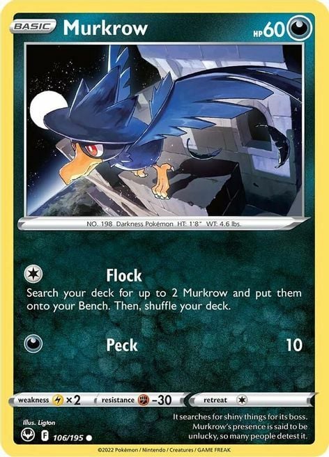 Murkrow Card Front