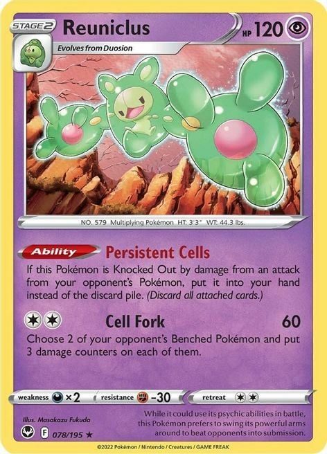 Reuniclus Card Front